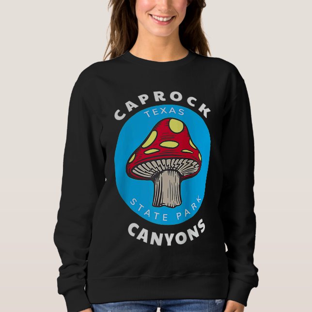 Sudadera Caprock Canyons State Park Texas TX Mushroom Souve (Anverso)