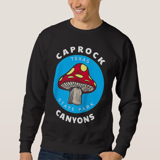 Sudadera Caprock Canyons State Park Texas TX Mushroom Souve (Anverso)