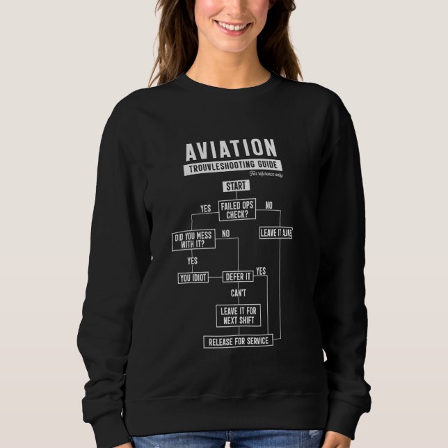 Sudadera Captain First Officer Pilot Night Runway Vision Co (Anverso)