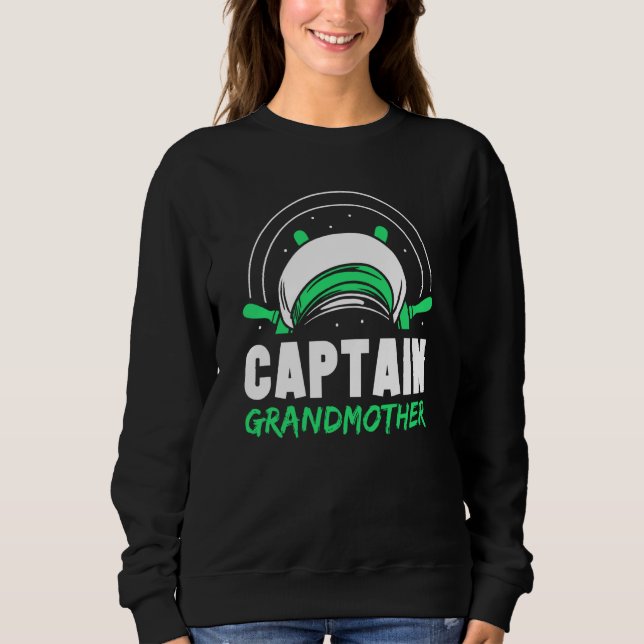 Sudadera Captain Grandmother Ship Skipper Boat Yacht Grandm (Anverso)