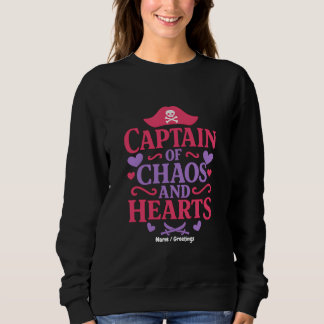 Sudadera Captain of Chaos and Hearts Pirate Graphic
