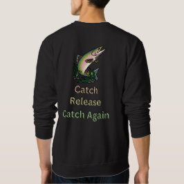 Sudadera Captar De Nuevo La Captura De Liberación. Pescador