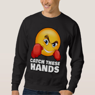 Sudadera Captar estos Manos Gym Meme Boxing Fitness entrena