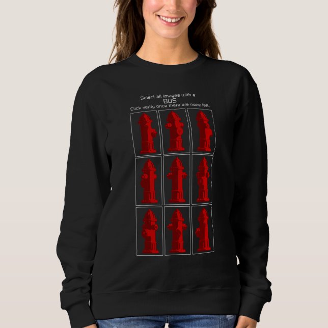 Sudadera Captcha De Computadora De Ciberseguridad No Es Un  (Anverso)