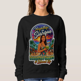 Sudadera Captura el resplandor de la isla: Vida nocturna de