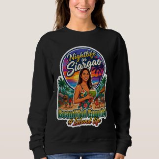Sudadera Captura el resplandor de la isla: Vida nocturna de