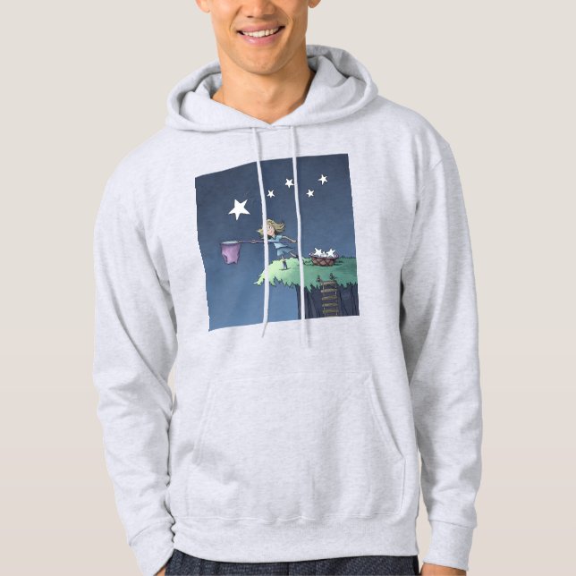 Sudadera Captura una estrella que cae - Recolectando deseos (Anverso)