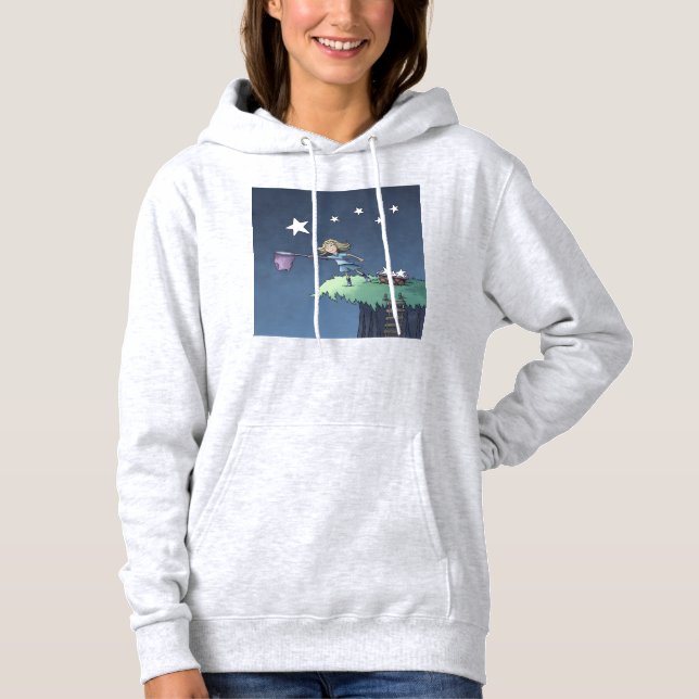Sudadera Captura una estrella que cae - Recolectando deseos (Anverso)