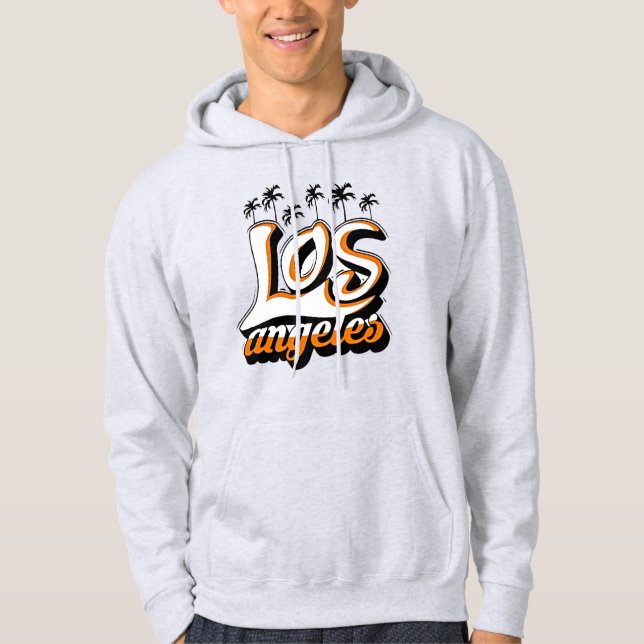 Sudadera capucha básica de Los Ángeles - Estilo ic (Anverso)
