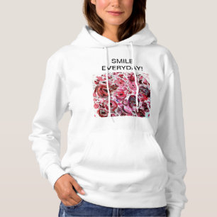 Sudadera capucha básica femenina apasionada