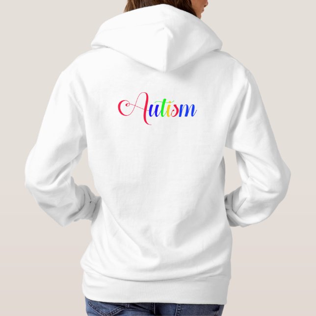 sudadera capucha básica femenina de doble cara (Reverso)