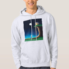 Sudadera Capucha de cielo por la noche de la luna llena