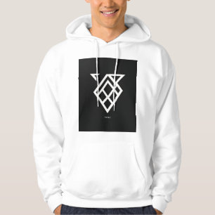 Sudadera capucha de iconos urbanos - borde Minimalista
