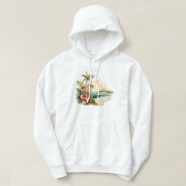 Sudadera capucha de la isla tropical