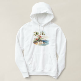 Sudadera capucha de la isla tropical