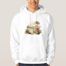 Sudadera capucha de la isla tropical