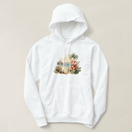 Sudadera capucha de la isla tropical