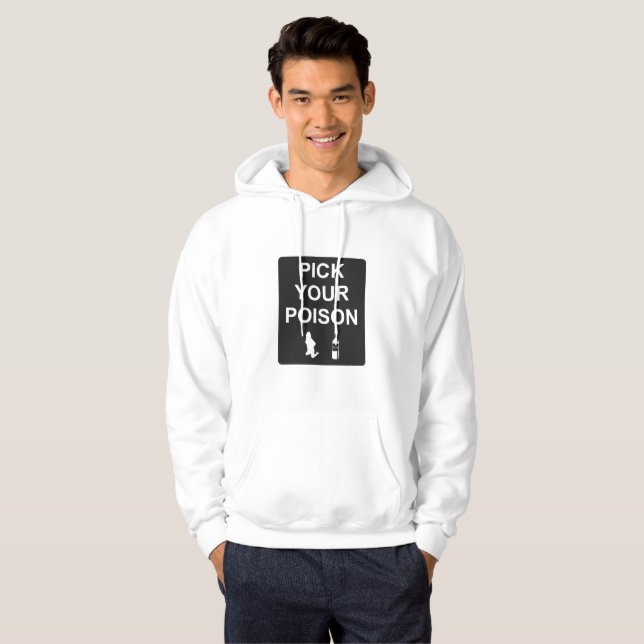 Sudadera capucha de los hombres (Anverso completo)