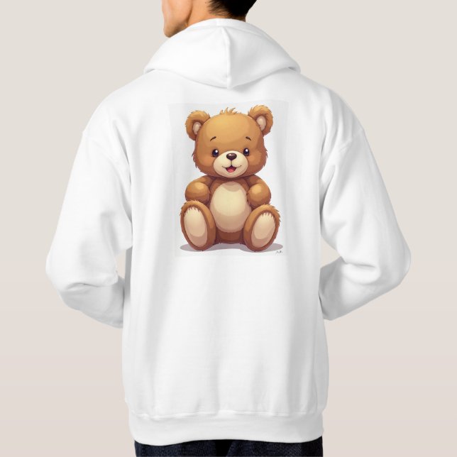 Sudadera Capucha de oso de peluche (Reverso)
