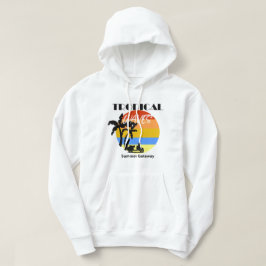 Sudadera capucha tropical