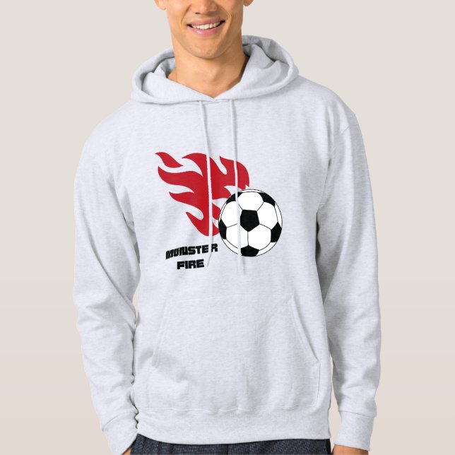 Sudadera capuchada para adultos (Anverso)