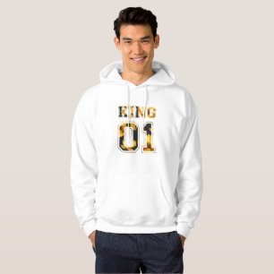 Sudadera capuchas de rey y reina