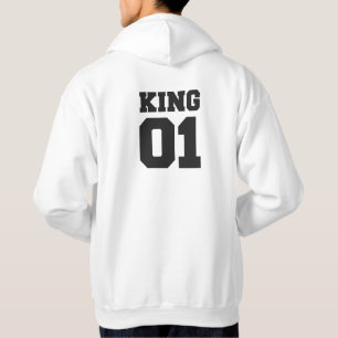 Sudadera capuchas de rey y reina