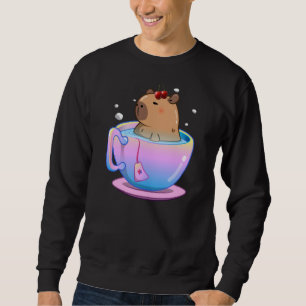 Sudadera Capybara Cherry Tea Gen Alpha Zer Skibidi Ohio ART