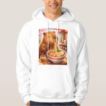 Capybara comiendo ramen