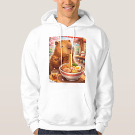 Sudadera Capybara comiendo ramen