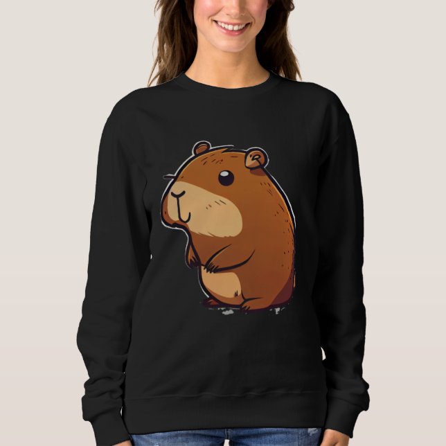 Sudadera Capybara Fan Club and Cute Capybara Kids (Anverso)