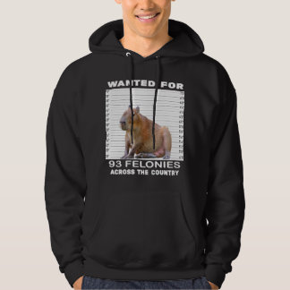 Sudadera Capybara Lover Quería 93 Felonías En Todo El C