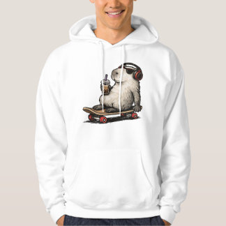Sudadera Capybara Skateboard Bubble Tea
