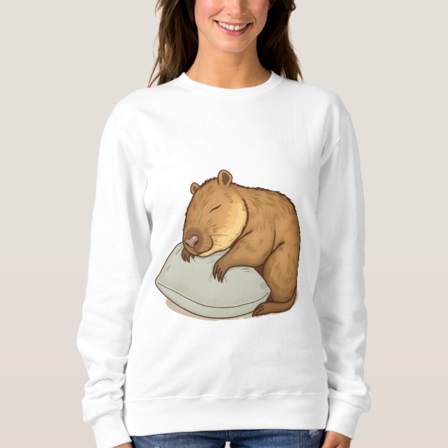 Sudadera Capybara Sleepybara (Anverso)