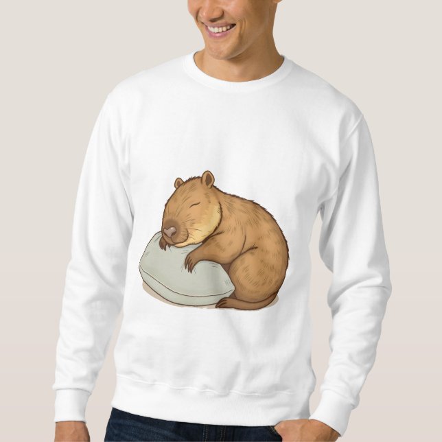 Sudadera Capybara Sleepybara (Anverso)