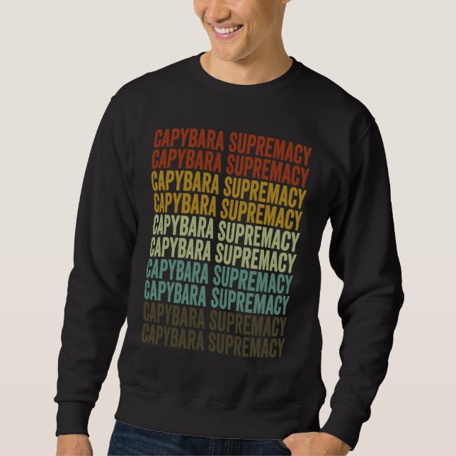 Sudadera Capybara Supremacy Capybara (Anverso)