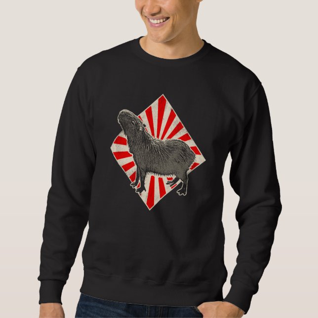 Sudadera Capybara Vintage Capybara  5 (Anverso)