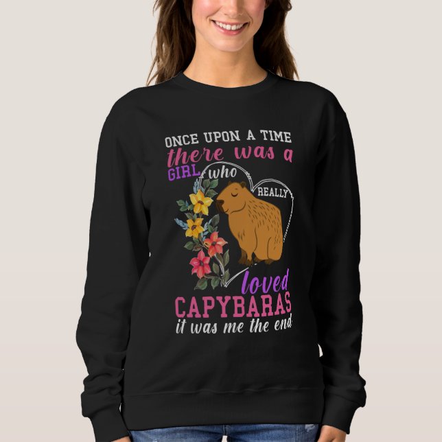 Sudadera Capybara Women Love Capybara (Anverso)