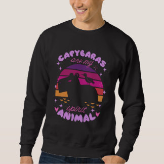 Sudadera CAPYBARAS ARE MY SPIRIT ANIMAL Capybara Sunset Me