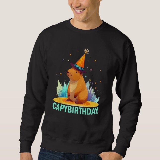 Sudadera Capybirthday Birthday Capybara 1 (Anverso)
