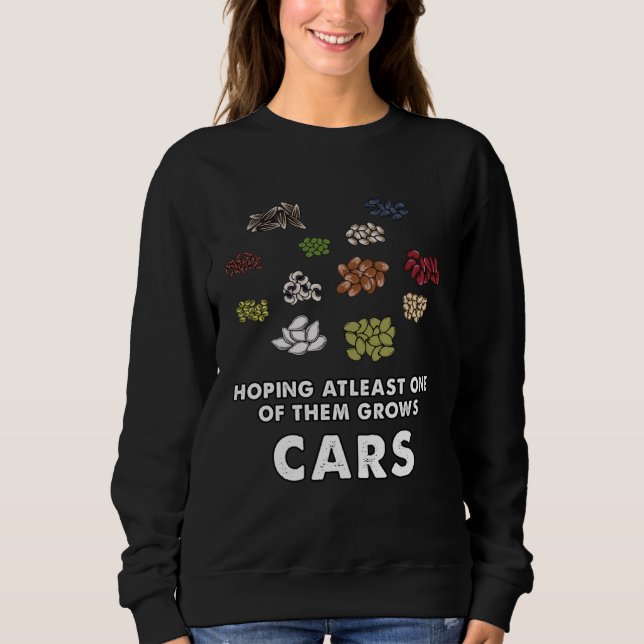 Sudadera car  Seeds growth meme (Anverso)