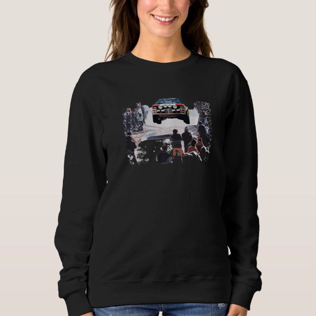 Sudadera Car Street DriftING Race jump crowd group b era 4w (Anverso)