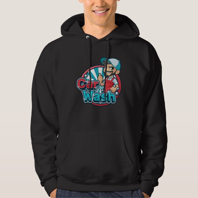 Sudadera Car wash employee car wash worker designer car was (Anverso)