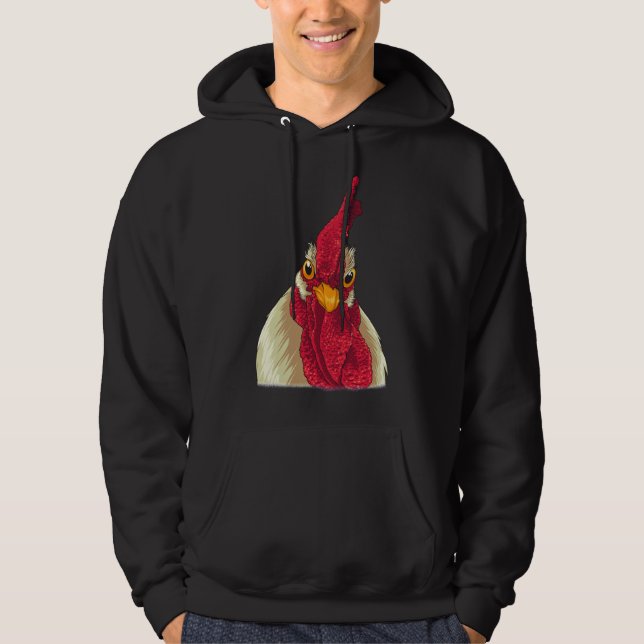 Sudadera Cara D de pollo (Anverso)