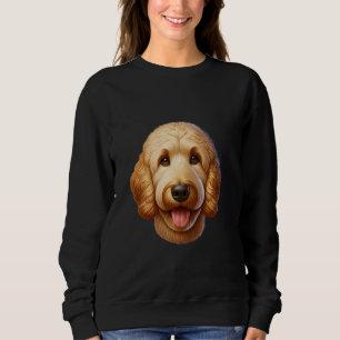 Sudadera Cara de cachorro lindo amante del perro Goldendood
