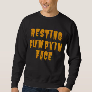 Sudadera Cara de Calabaza en Reposo - Divertido Halloween 2