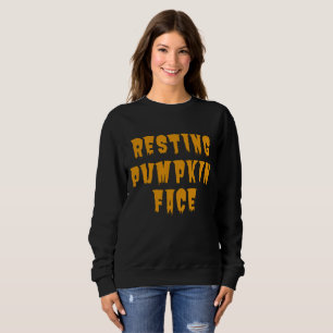 Sudadera Cara de Calabaza en Reposo - Divertido Halloween 2