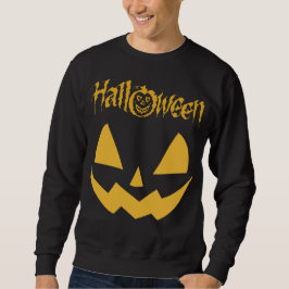 Sudadera Cara de calabaza, Personalizado de Halloween