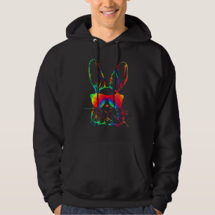 Sudadera Cara De Conejo Con Gafas De Sol Amarra Niño De Pañ