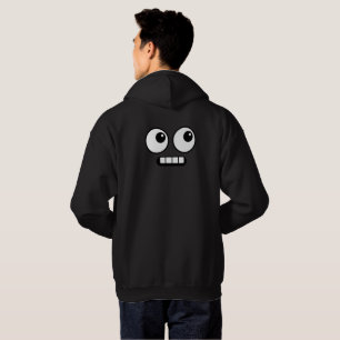Sudadera Cara de Dibujos Animados Divertida Delante y Detrá